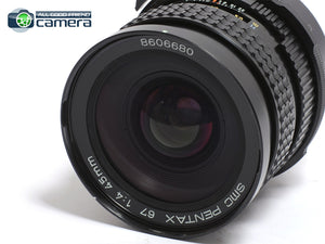 Pentax SMC 67 45mm F/4 6x7 Lens Late Version *MINT-*