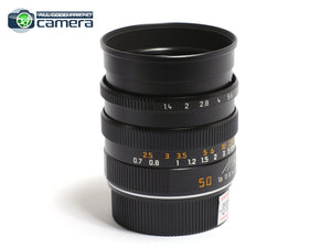 Leica Summilux-M 50mm F/1.4 E46 Lens Pre.ASPH. Black *MINT*