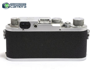 Leica IIC Rangefinder Screw Mount Camera Modified w/IIF Black Dial *EX+*