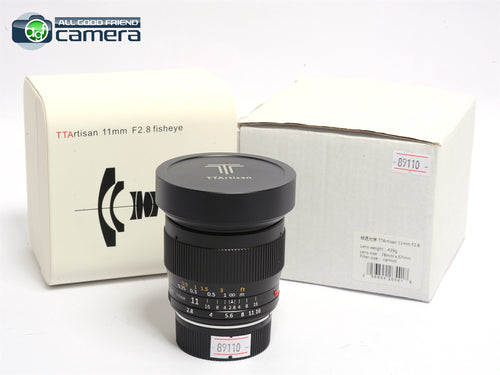 TTArtisan 11mm F/2.8 Fisheye Lens Leica M Mount *MINT in Box*