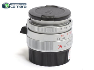 Leica Summicron-M 35mm F/2 ASPH. Ver.1 Lens 6Bit Silver 11882 *MINT- in Box*