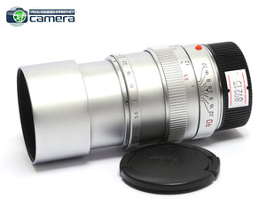 Leica Elmarit-M 90mm F/2.8 E46 Lens Silver/Chrome *MINT-*