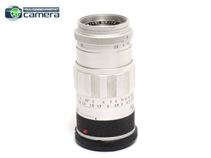 Leica Leitz Elmarit 90mm F/2.8 Lens Silver 1st Version
