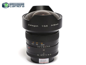 Contax Distagon 15mm F/3.5 T* AEG Lens Germany