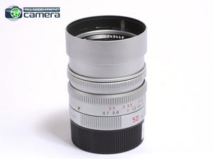 Leica Summilux-M 50mm F/1.4 ASPH. Lens Silver Anodized 11892 *EX+ in Box*