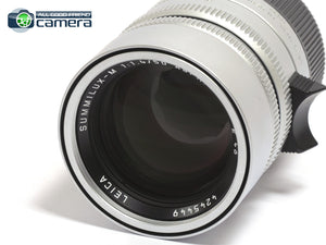 Leica Summilux-M 50mm F/1.4 ASPH. Lens Silver Anodized 11892 *EX+ in Box*