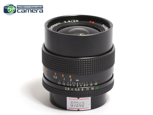Contax Distagon 25mm F/2.8 T* MMJ Lens *MINT*