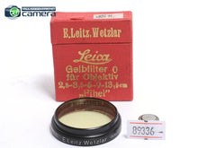 Load image into Gallery viewer, Leica Leitz A36 0 Yellow Slip-on Filter Black *MINT in Box*