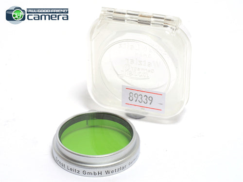 Leica Leitz A36 GGr Green Slip-on Filter Silver Chrome *MINT in Box*