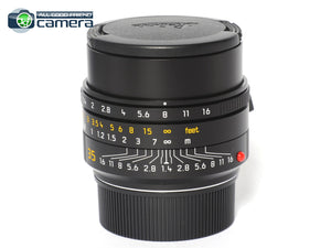 Leica Summilux-M 35mm F/1.4 ASPH. II Lens Black 2022 Version 11726 *MINT in Box*