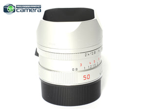 Leica Summarit-M 50mm F/2.4 ASPH. E46 Lens Silver 11681 *MINT in Box*