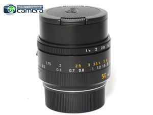 Leica Summilux-M 50mm F/1.4 ASPH. Lens Black 2023 Version 11728 *MINT in Box*