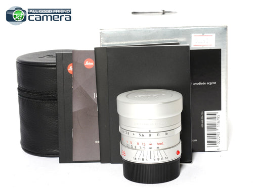 Leica Summarit-M 35mm F/2.4 ASPH. E46 Lens Silver 11679 *MINT in Box*
