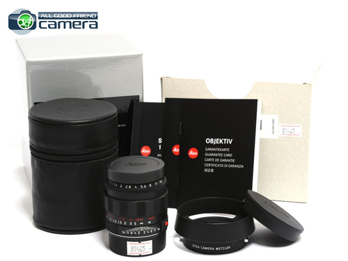 Leica Summilux-M 50mm F/1.4 ASPH. Lens Black Chrome Edition 11688 *MINT in Box*