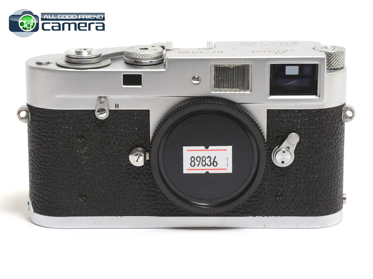 Leica M2 Film Rangefinder Camera Silver/Chrome – AGFCamera