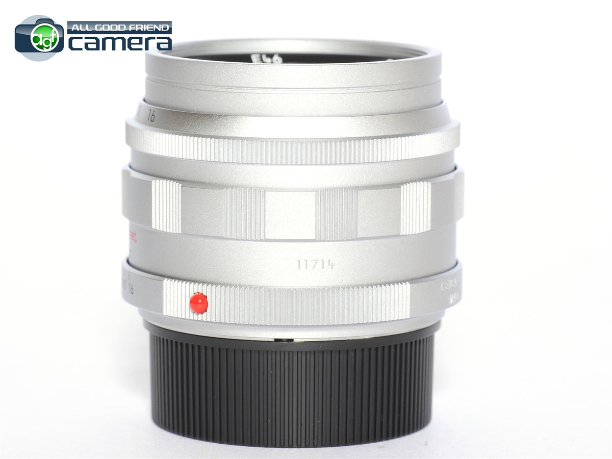 Leica Summilux-M 50mm f/1.4 Lens Silver Chrome Reissue 11714