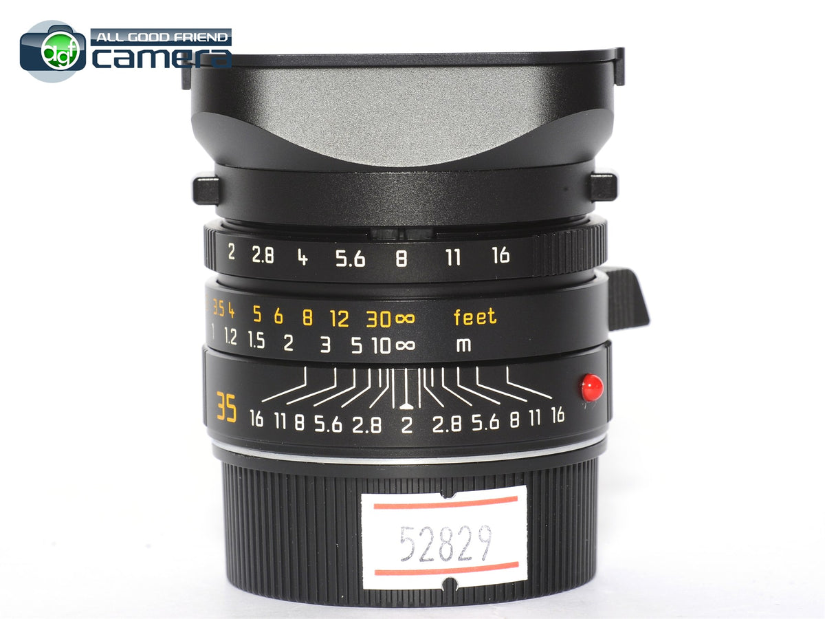 Leica Summicron-M 35mm F/2 ASPH. Ver.1 Lens Black non-6Bit