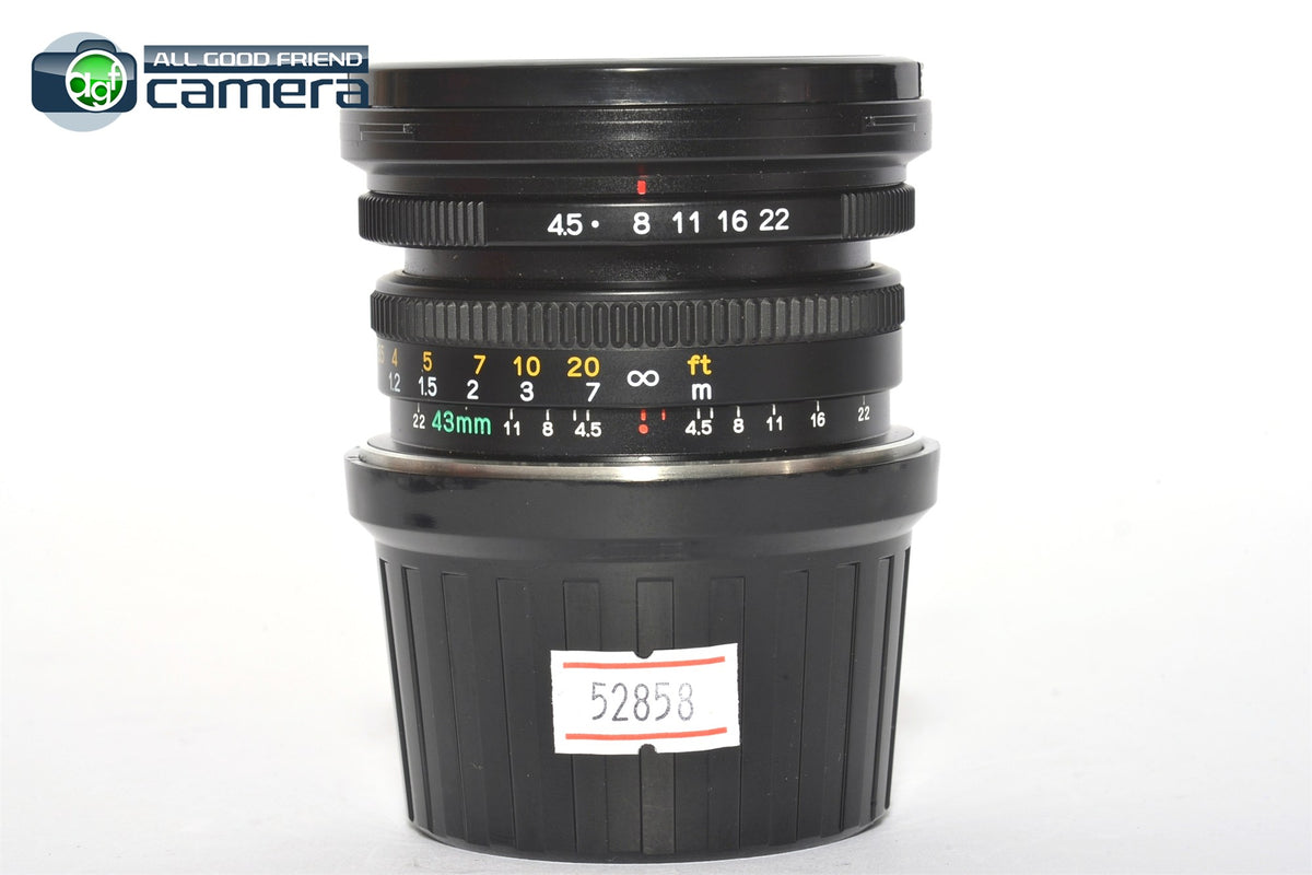 Mamiya N 43mm F/4.5 Lens w/Viewfinder for 7 7II Camera *MINT