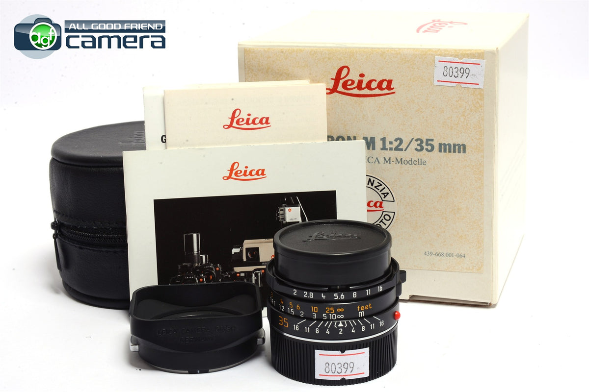 Leica Summicron-M 35mm F/2 Lens Ver.4 'Bokeh King' Late Germany