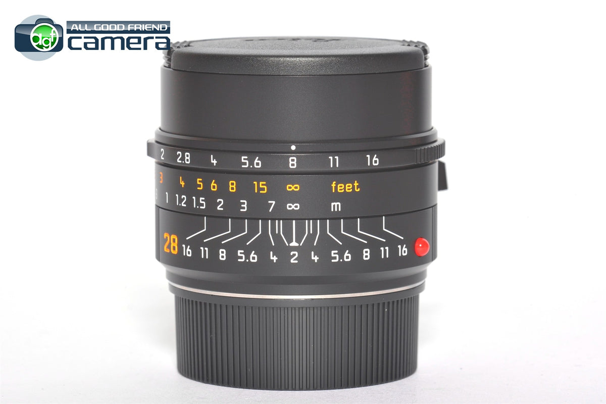 LeicaM3＋Summicron50mmf2レンズ+LeicameterMR Leica Summicron-M 28mm F/2 ASPH. III Lens Black 2023 Version 11618