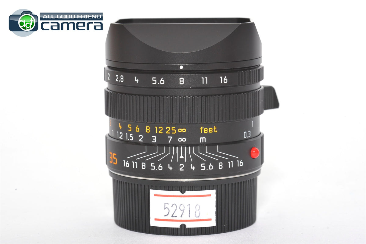 Leica APO-Summicron-M 35mm F/2 ASPH. Lens Black 11699 *MINT