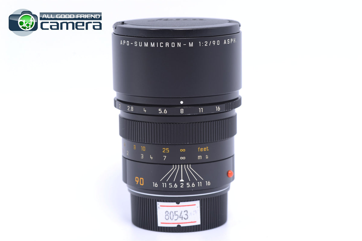 Leica APO-Summicron-M 90mm F/2 ASPH. Lens non-6Bit Black 11884