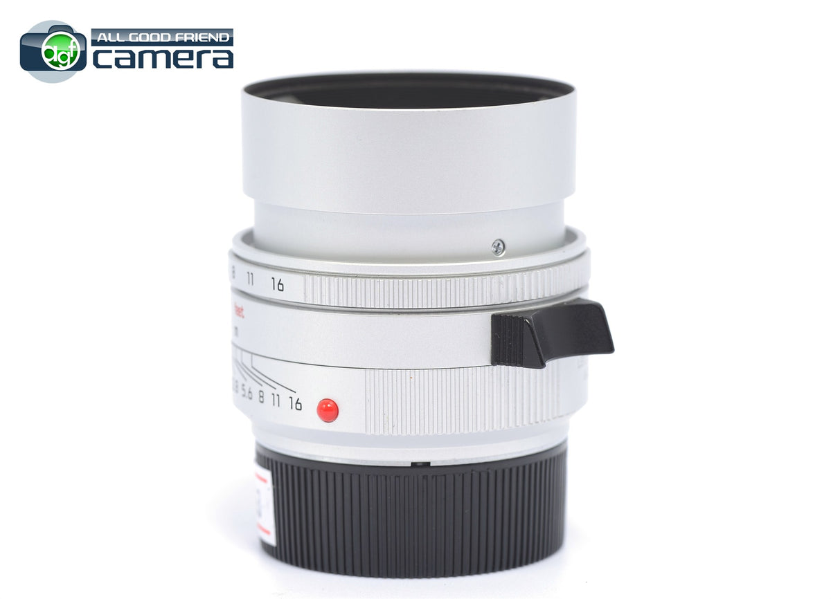 Leica Summilux-M 35mm F/1.4 ASPH. FLE II Lens Silver 11727 *MINT