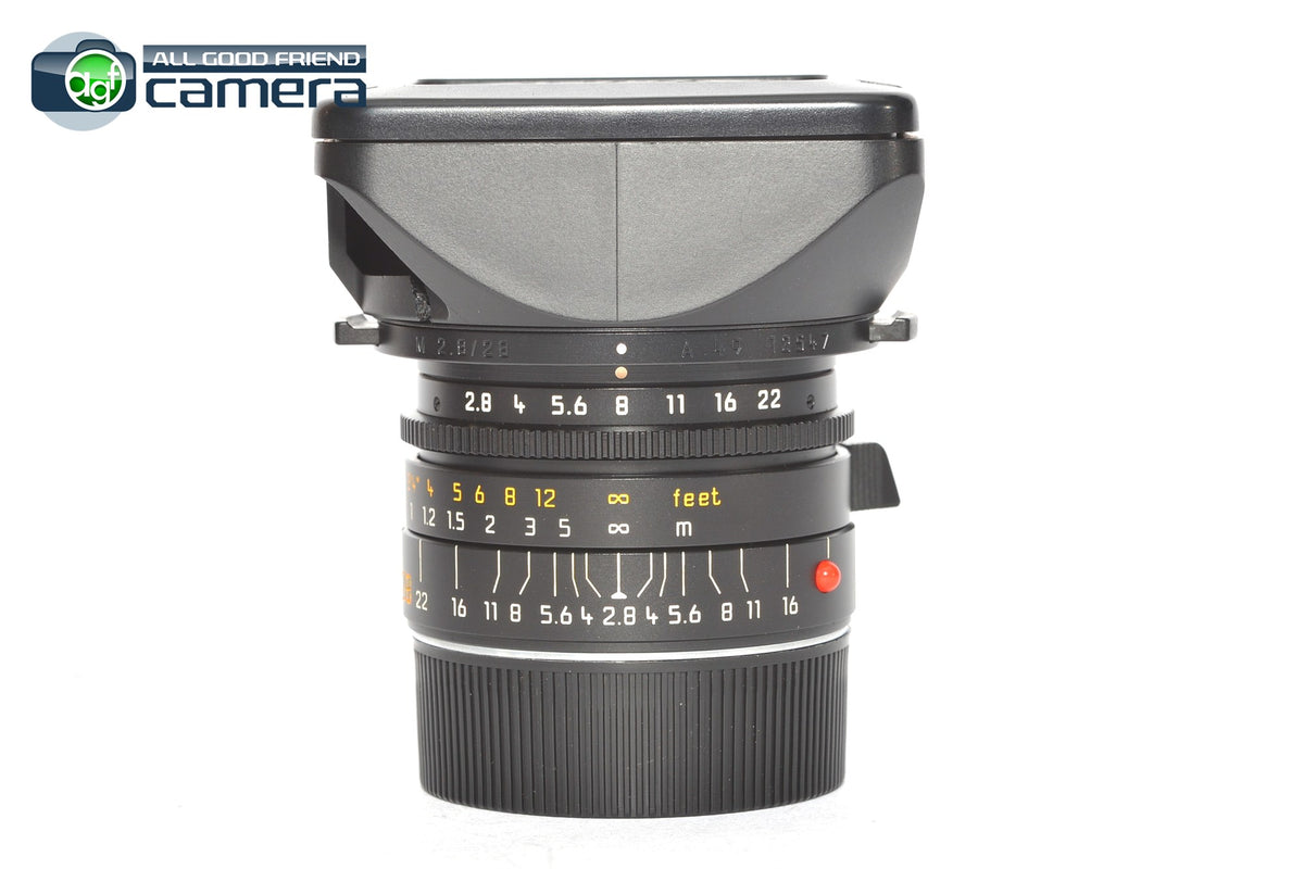 ライカ E46 良品Leica ELMARIT-M 28mm f2.8 Leica Elmarit-M 28mm F/2.8 E46 Lens Ver.4 Pre-ASPH. Black 11809