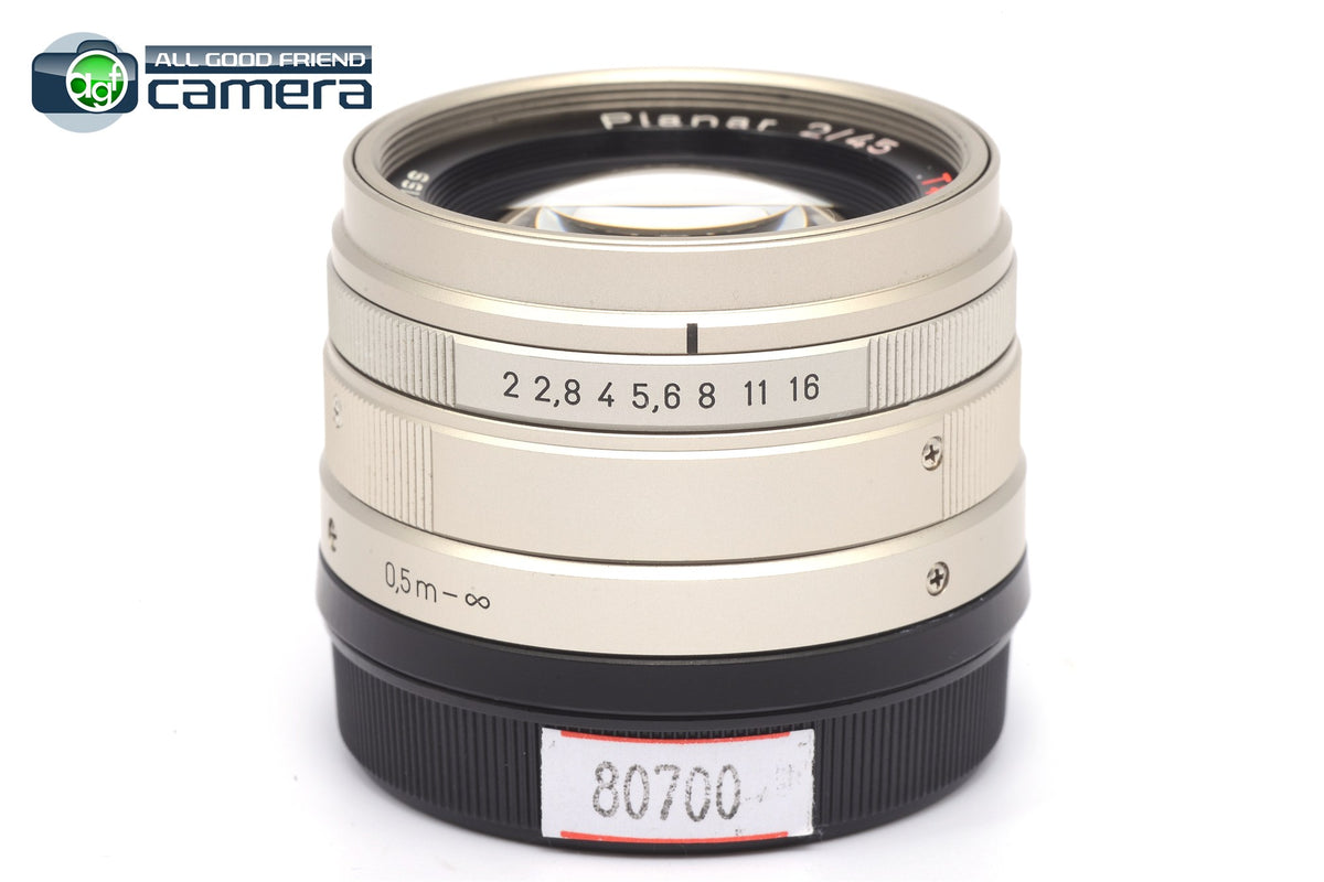 Contax G Planar 45mm F/2 T* Lens G1 G2 *MINT-* – AGFCamera