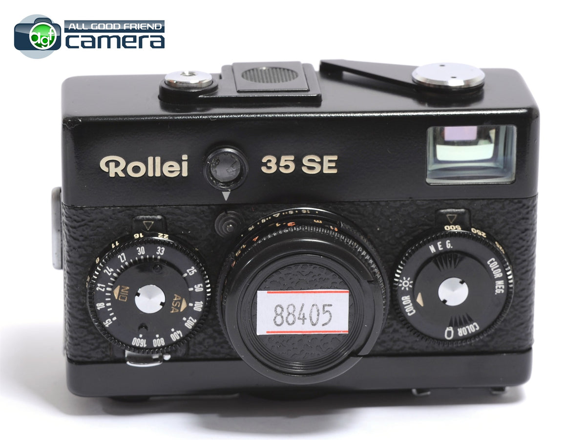 Rollei 35 SE Film P&S Camera Black w/Sonnar 40mm F/2.8 HFT 