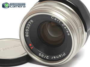 Contax G Planar 35mm F/2 T* Lens G1 G2 *MINT*