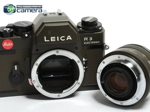 Leica R3 Electronic Safari Green Edition Camera w/R 50mm F/2 Lens *MINT-*