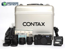 Load image into Gallery viewer, Contax G2 Camera Black Kit w/28mm 45mm 90mm Lenses &amp; TLA 200 Flash *MINT-*