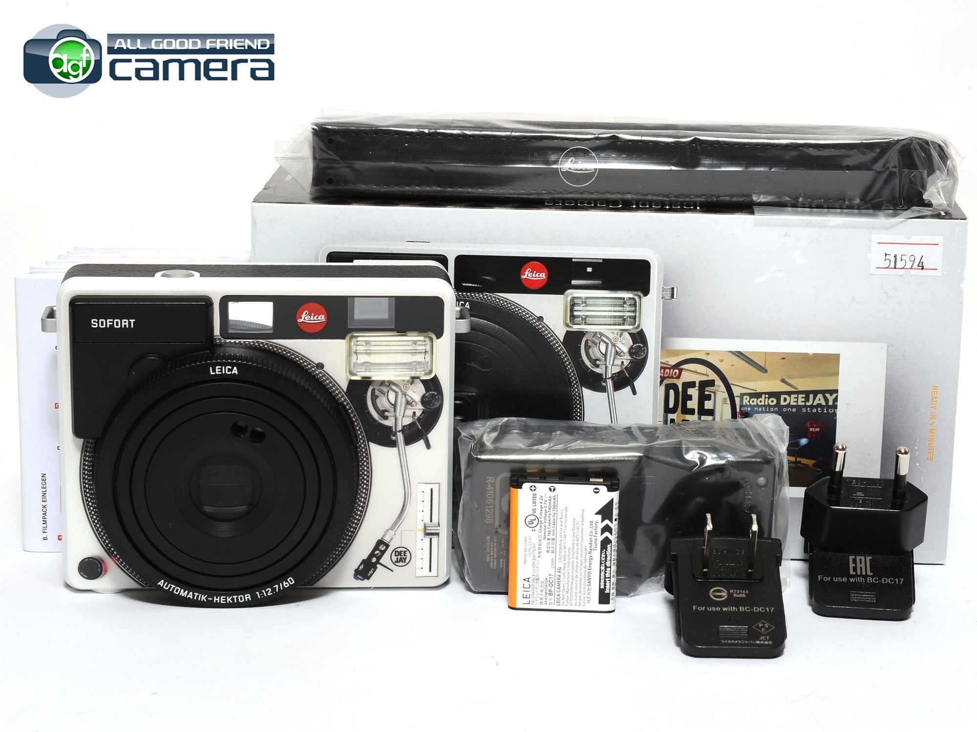 Leica-Sofort-Instant-Camera- Radio-DEEJAY -Edition-19114-*BRAND