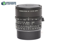 Load image into Gallery viewer, Leica Summicron-M 28mm F/2 ASPH. Lens Matte Black Paint 11725 *BRAND NEW*