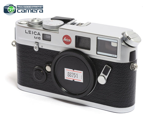 Leica M6 TTL Film Rangefinder Camera Silver 0.72 Viewfinder *EX+*