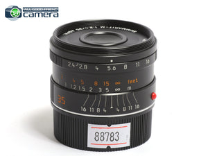 Leica Summarit-M 35mm F/2.4 ASPH. 6Bit Lens Black 11671 *EX+ in Box*