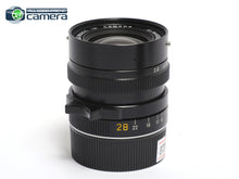 Load image into Gallery viewer, Leica Elmarit-M 28mm F/2.8 E49 Lens Ver.3 Black