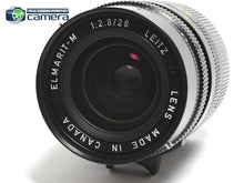 Load image into Gallery viewer, Leica Elmarit-M 28mm F/2.8 E49 Lens Ver.3 Black