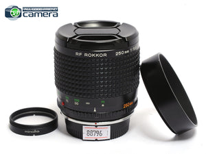 Minolta RF Rokkor 250mm F/5.6 Mirror Lens Converted to Nikon F Mount