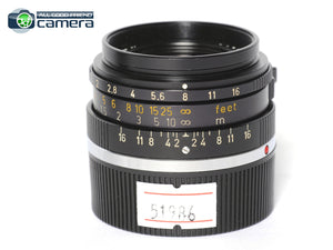 Leica Summicron M 35mm F/2 Lens Ver.3 Canada 11309 *EX*