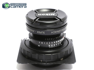 Schneider Super-Angulon 58mm F/5.6 L-110¡ã MC 4x5 Lens *EX+*