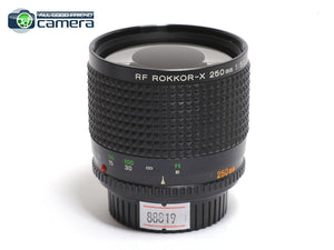 Minolta RF Rokkor 250mm F/5.6 Mirror Lens *EX+*