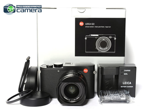 Leica Q3 Digital Camera Black 19080 w/Summilux 28mm F/1.7 Lens *BRAND NEW*