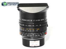 Load image into Gallery viewer, Leica Summilux-M 28mm F/1.4 ASPH. Lens Black 11668 *EX*