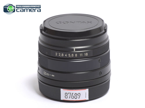Contax G Planar 45mm F/2 T* Lens Black for G2