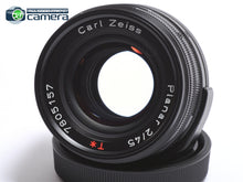 Load image into Gallery viewer, Contax G Planar 45mm F/2 T* Lens Black for G2