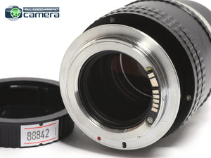 KMZ Lomo 75mm F/2 PO2-2M Cine Lens Canon EF Mount w/Macro Ring
