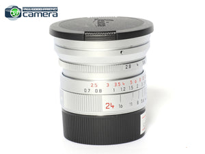 Leica Elmarit-M 24mm F/2.8 ASPH. E55 Lens Silver 6Bit *MINT-*