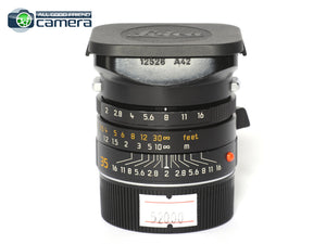Leica Summicron-M 35mm F/2 ASPH. Ver.1 Lens 6Bit Black 11879